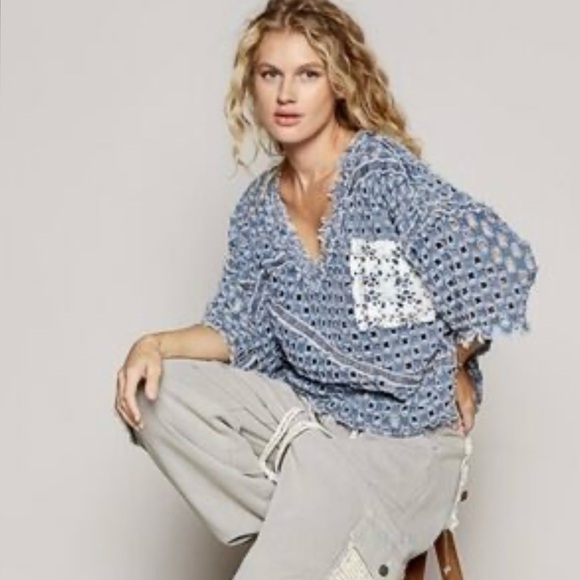 POL size Medium Roomy V neck top - Picture 1 of 10